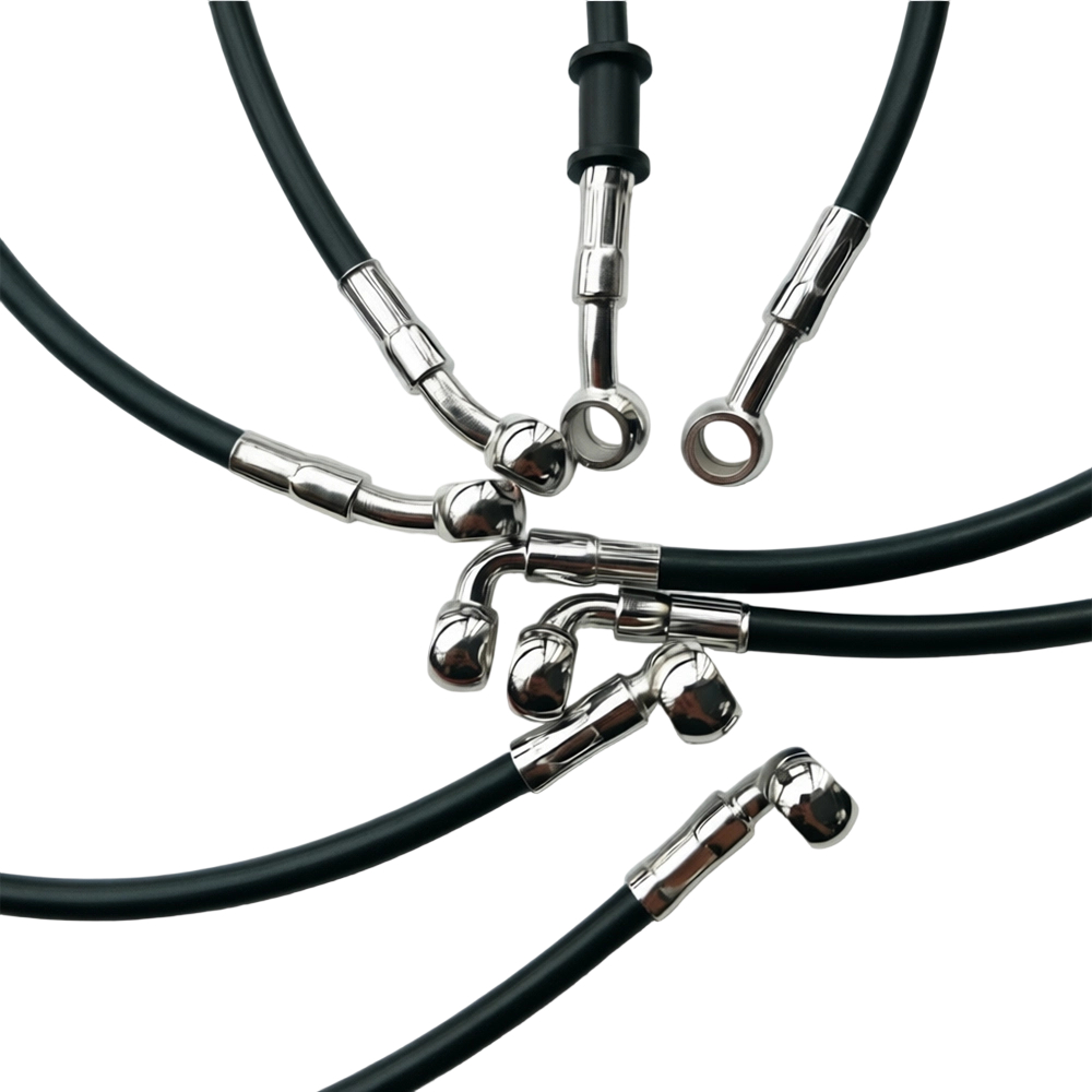 Black 28°-90° Degree Hydraulic - Brake Line Motorcycle review and price