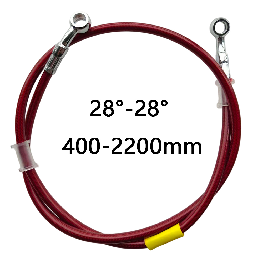 28-28 Red Universal Motorcycle - Brake Line Motorcycle review and price
